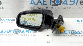 Дзеркало бічне ліве у зборі BMW 5 F10 14-16 5 пінів, поворотник, підігрів, автозатемнення, синє, подряпини