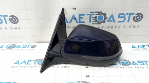 Дзеркало бічне ліве у зборі BMW 5 F10 14-16 5 пінів, поворотник, підігрів, автозатемнення, синє, подряпини