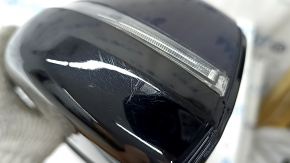 Дзеркало бічне ліве у зборі BMW 5 F10 14-16 5 пінів, поворотник, підігрів, автозатемнення, синє, подряпини