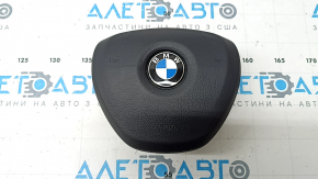 Подушка безпеки airbag в кермо водійська BMW 5 F10 11-16 чорна, Sport