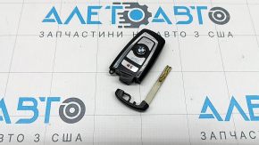 Ключ BMW 5 F10 11-16 4 кнопки, с хромом, тычки, царапины