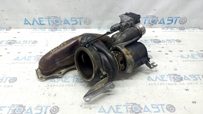 Турбина в сборе с коллектором BMW 5 F10 14-16 2.0T, 61к, оплавлена