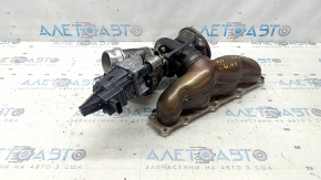 Турбина в сборе с коллектором BMW 5 F10 14-16 2.0T, 61к, оплавлена