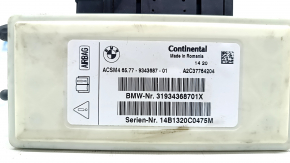 Safety Crash Impact Sensor Control Модулі BMW 5 F10 11-16