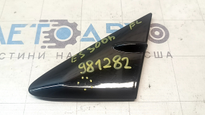 Треугольник заглушка двери передней левой Lexus ES300h ES350 13-18 черный глянец, царапины