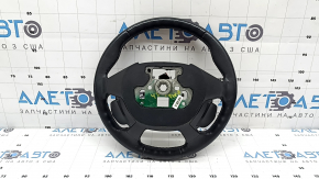 Кермо голе Ford C-max MK2 13-18 шкіра чорний, з кнопками, протерт