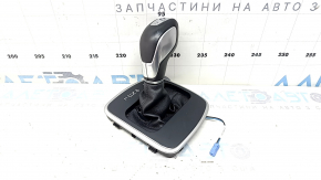Ручка КПП с накладкой шифтера Ford C-max MK2 15-18 кожа черная
