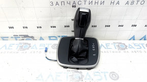 Ручка КПП с накладкой шифтера Ford C-max MK2 15-18 кожа черная
