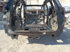 Задняя панель Ford C-max MK2 13-18 2 части на кузове, черная