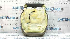 Обшивка подушки сидіння водія Ford C-max MK2 13-18 шкіра сіра, з підігрівом, зам'ята, під хімчистку