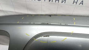 Губа заднього бампера Audi Q7 16-19 срібло, подряпини
