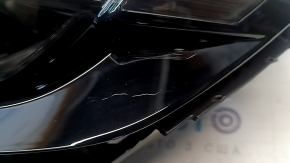 Фара передняя левая в сборе Honda CRV 23-26 LED с хром молдингом, сломано крепление, потертость, царапины