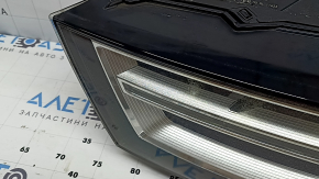 Фара передняя левая в сборе Audi Q7 16-19 Xenon, потрескан лак
