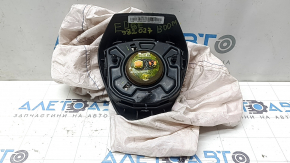 Подушка безпеки airbag в кермо водійська Ford Edge 19-24 чорна, під active steering, що стрільнула, надломи роз'ємів