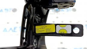 Накладка передньої панелі ліва BMW 5 G30 17-20 під дерево корінь горіха, з підсвічуванням