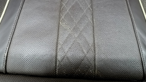 Водительское сидение BMW 5 G30 17-23 с airbag, электрическое, подогрев, вентиляция, массаж, память, кожа темно-коричневая, Komfort, надломано крепление накладки, потерто