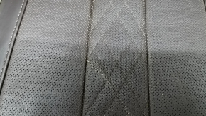Водительское сидение BMW 5 G30 17-23 с airbag, электрическое, подогрев, вентиляция, массаж, память, кожа темно-коричневая, Komfort, надломано крепление накладки, потерто