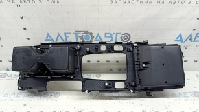Накладка центральной консоли с подстаканником Honda Accord 17 черный глянец, царапины