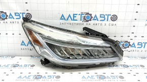 Фара передняя правая в сборе Honda Accord 17-17 Touring hybrid, LED, песок, треснуто стекло