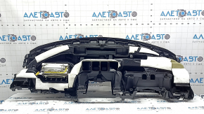 Торпедо передняя панель с AIRBAG Honda Accord 13-17 черная, под малую проекцию, царапины