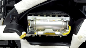 Торпедо передняя панель с AIRBAG Honda Accord 13-17 черная, под малую проекцию, царапины