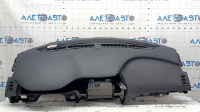 Торпедо передняя панель с AIRBAG Honda Accord 13-17 черная, под малую проекцию, царапины