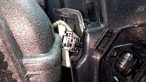Торпедо передняя панель с AIRBAG BMW 5 G30 17-23 кожа черная с темно коричневым, под проекцию