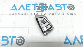 Ключ BMW 5 G30 17-23 smart, 4 кнопки, світле жало, тички, відсутня накладка