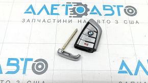 Ключ BMW 5 G30 17-23 smart, 4 кнопки, світле жало, тички, відсутня накладка