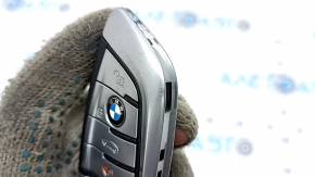 Ключ BMW 5 G30 17-23 smart, 4 кнопки, світле жало, тички, відсутня накладка