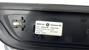 Накладка порога внешняя задняя левая BMW 5 G30 17-23 Luxury Line, с подсветкой, тычки, царапины