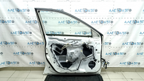 Двері в зборі передня ліва Nissan Rogue 14-20 keyless, білий QAB, тичка на молдингу