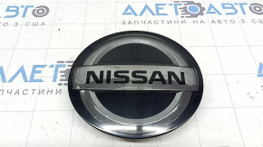 Емблема передня решітки радіатора Nissan Rogue 17-20 кругла, під радар, пісок