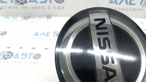 Емблема передня решітки радіатора Nissan Rogue 17-20 кругла, під радар, пісок