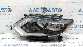 Фара передняя левая Nissan Rogue 17-20 галоген, песок