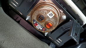Торпедо передня панель з Airbag Nissan Rogue 14-20 чорна, іржавий піропатрон