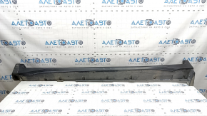Лісовий поріг Nissan Rogue 17-20 структура, подряпини, потерт