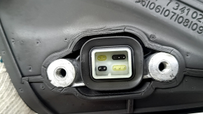 Зеркало боковое правое BMW 5 G30 17-23 9 пинов, BSM, подогрев, поворотник, камера, белое, разбит поворотник, царапины, трещина