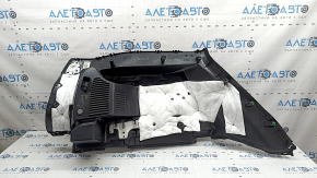 Обшивка арки правая Nissan Rogue 17-20 черная, под 2 ряда, с накладками с заглушками, царапины, под химчистку
