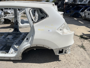 Четверть крыло задняя левая Nissan Rogue 14-20 под BSM, на кузове, белая