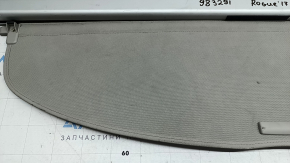 Шторка багажника Nissan Rogue 14-20 под 2 ряда, бежевая, под чистку