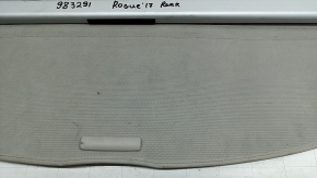 Шторка багажника Nissan Rogue 14-20 под 2 ряда, бежевая, под чистку