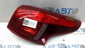 Фонарь внешний крыло правый Nissan Rogue Sport 17-19 потерт, нет фрагмента, скол, трещины