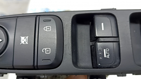 Управління склопідйомником переднім лівим Kia Niro 17-22 HEV, PHEV 1 auto, чорне, без автоскладання, потерто, подряпини