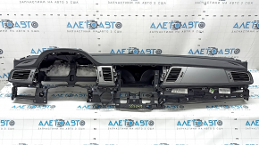 Торпедо передняя панель с AIRBAG Kia Niro 17-19 HEV, PHEV серая, без центрального динамика, с пищалками, дефлекторами, датчиком света, под чистку, ржавый пиропатрон