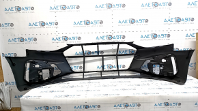 Бампер передний голый Audi A4 B9 20-23 без омывателей и Park Assist, S-line