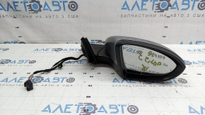 Зеркало боковое правое VW Jetta 19-26 5+2 пинов, BSM, подогрев, серебро