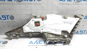 Накладка задньої стійки верхня права Nissan Ariya 23-26 сіра, подряпини, побілів пластик
