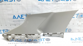 Накладка задней стойки верхняя левая Nissan Ariya 23-26 серая, побелел пластик