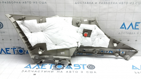 Накладка задней стойки верхняя левая Nissan Ariya 23-26 серая, побелел пластик